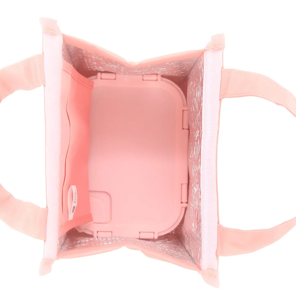 Pink Lunch Box with Bag Microwavable Glass for Office School Boxes Girls | Дом и сад