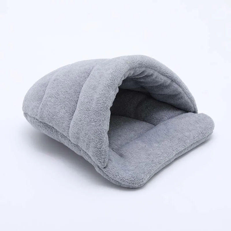 light grey Полузакрытый коврик для собак морская свинка, подушка, товары для животных, продукт для домашних животных, не скатывающаяся кровать для щенков, флисовый спальный коврик для кошек - Цвет: light grey