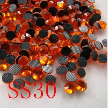 SS30 6 4 мм 288 ⑤ пакет hyacinth DMC исправление FlatBack Стразы машина для резки железа на