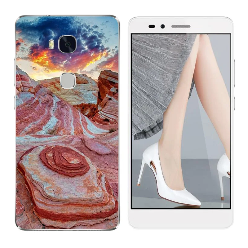 for Huawei Honor Play 5X / Hand Printing GR5 X5 KIW-TL00 KIW-TL00H Soft TPU Case |