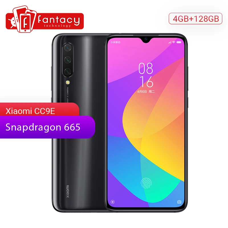 Оригинальный Xiaomi Mi CC9e 9 SE 4 ГБ ОЗУ 128 Гб ПЗУ мобильный телефон Snapdragon 665 32MP