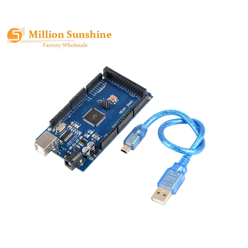 2560 R3 Mega2560 REV3 ATmega2560 16AU доска с USB кабелем|Аксессуары для демонстрационных стендов| |