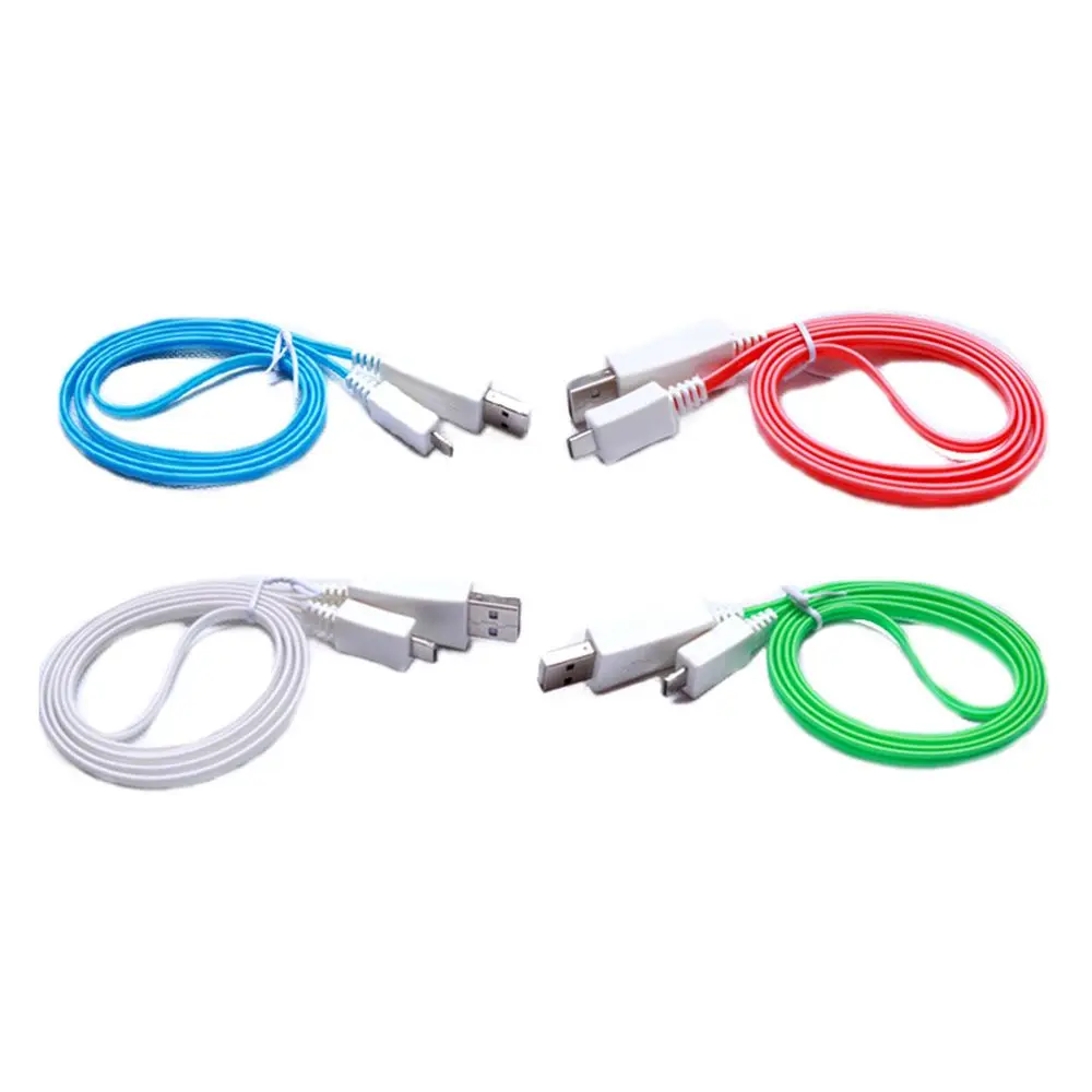 Новинка хорошее качество яркий USB-кабель со светодиодной подсветкой длиной 1 м 3