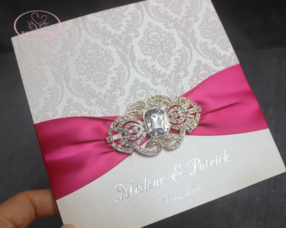 HI6023 элегантные белые флокированные подарки с лентой и брошкой|ribbon ribbon|ribbon whitebrooch