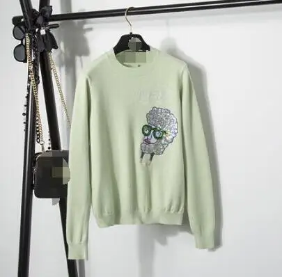 Новый мультфильм аватар английская буква вышивка аппликация Ткань свитер Одежда