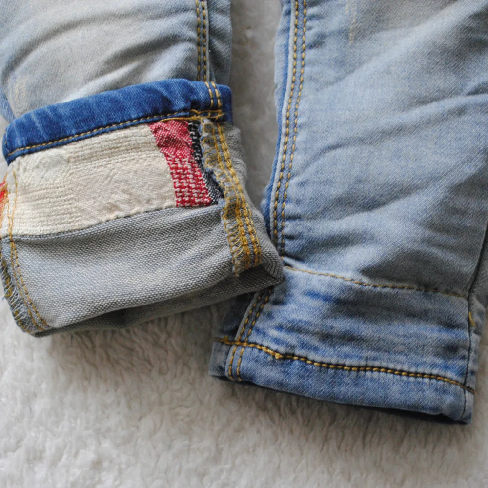 Джинсы унисекс для девочек и мальчиков мягкие джинсовые штаны весна-осень 4020 |