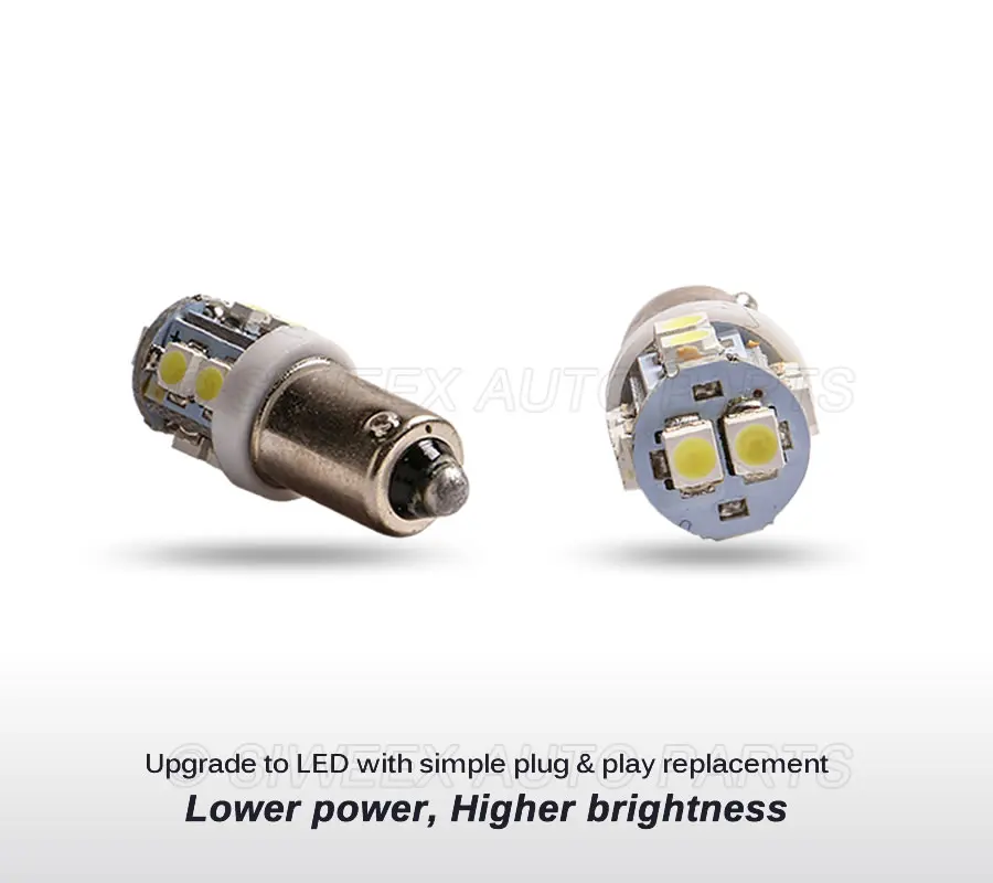 4X T4W BA9S 10 SMD 1210 чип Светодиодные Автомобильные огни Купол гирлянда лампа приборная