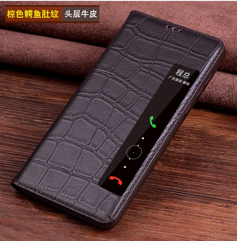 Чехол mate RS для телефона с Откидывающейся Крышкой в деловом стиле для huawei mate RS Porsche, дизайн 6,0 дюймов, умный чехол с окошком, чехол из натуральной кожи