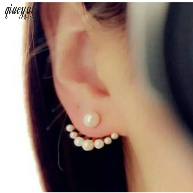 Корейские ювелирные изделия модные серьги Изысканные милые игривые с имитацией