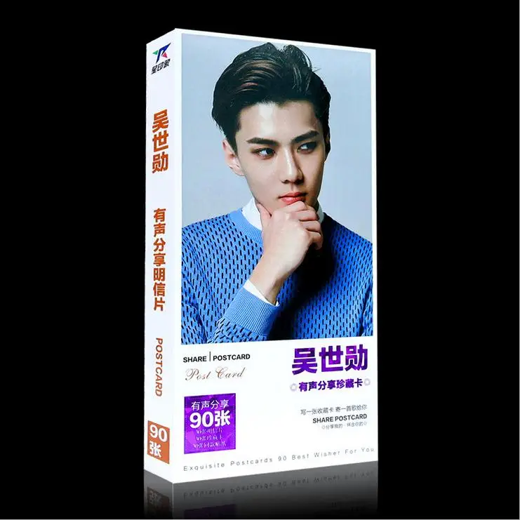 KPOP 2019 Горячая открытка EXO LUHUAN suho открытки k pop LU HUAN наклейка LOMO карта K POP exo M L|album