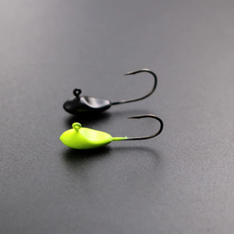 5pcs Jig Head Fishing Hooks 0.5g 0.7g 1.1g Mini Lead Ice Bass Carp Soft Lure Winter Accessories | Спорт и развлечения