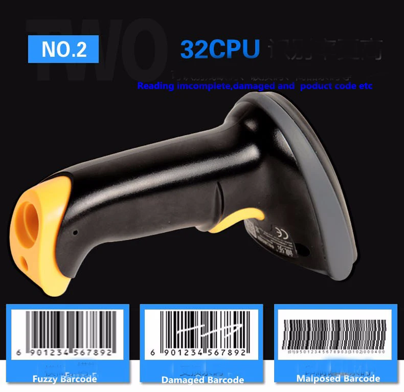 Экономически эффективным Американский CMOS зона воображения ручной сканер 1D 2D