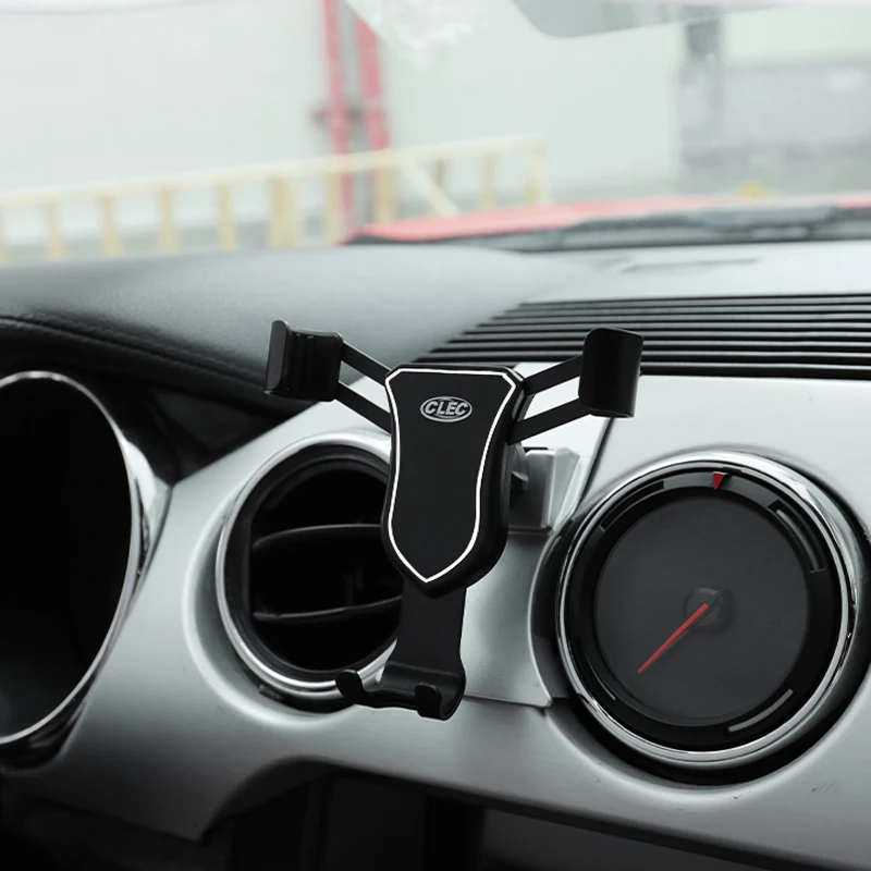 for Ford Mustang 2015 2016 2017 2018 2019 Car Dashboard Console Air Vent Mount Cradle Mobile Phone Holder Smartphone Bracket | Автомобили