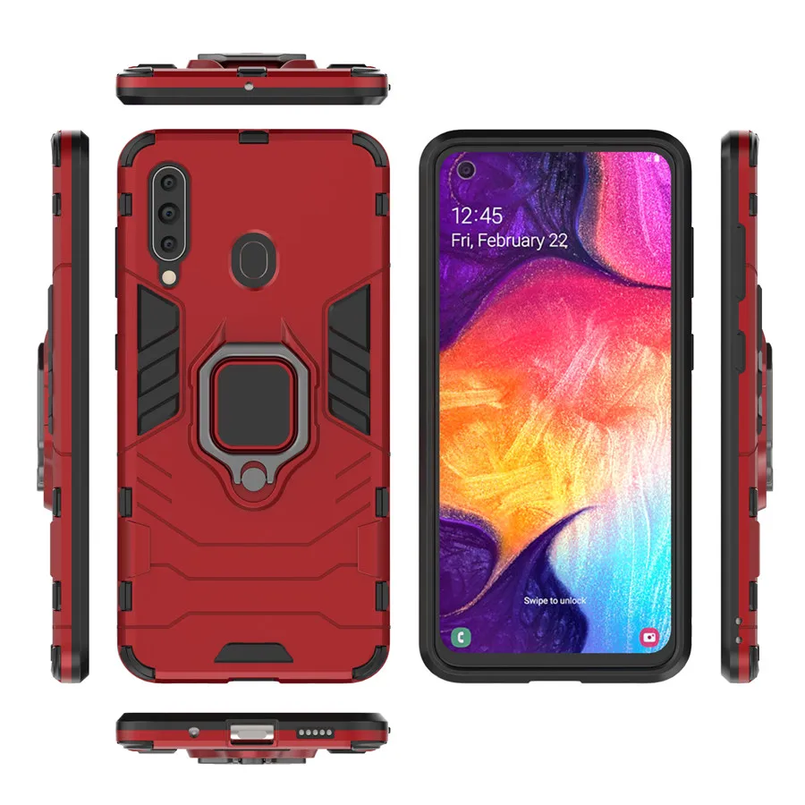 Железный человек Кронштейн кольцо чехол для мобильного телефона Samsung Galaxy A60