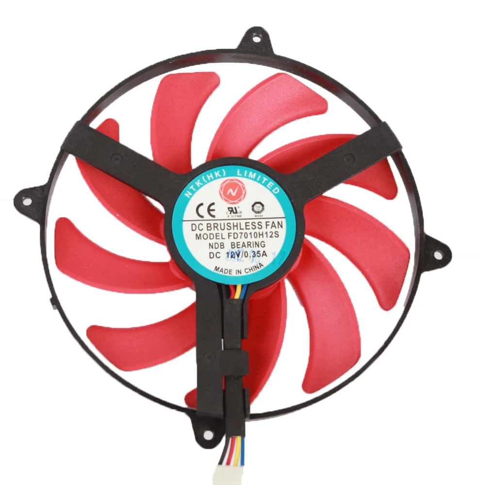Кулер NTK FD7010H12S DC 12V 0.35A NDB замена вентиляторов для видеокарт ATi Radeon Gigabyte HD7990 HD 7990|cooler