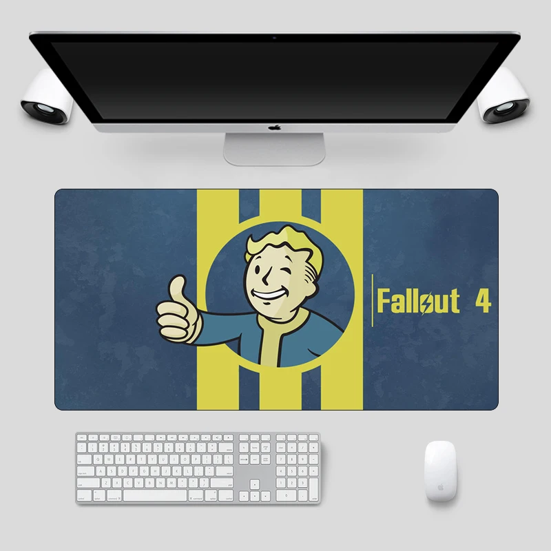 Большой коврик для мыши Fallout 4 модный игровой Аниме 60х30 см нескользящий