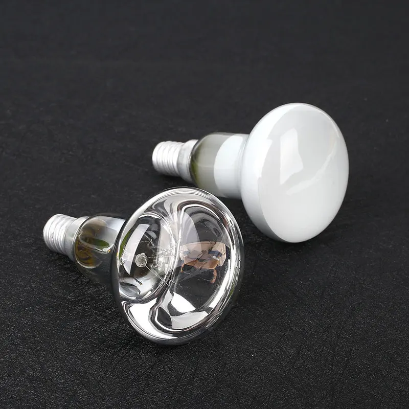 

220-240V 40W Reflector Light R50 E14 Tungsten Filament Spotlight Bulb Lava Lamp Replacement Light Bulbs Tranparent/Matte