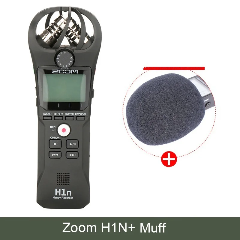 Zoom H1N удобный цифровой диктофон портативный аудио стерео микрофон зум для Nikon Canon Pentax DSLR SLR Запись интервью - Цвет: H1N only