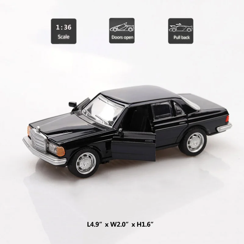 Модель автомобиля HOMMAT Classic W123 1:36 модель Mercedes из сплава литая игрушка