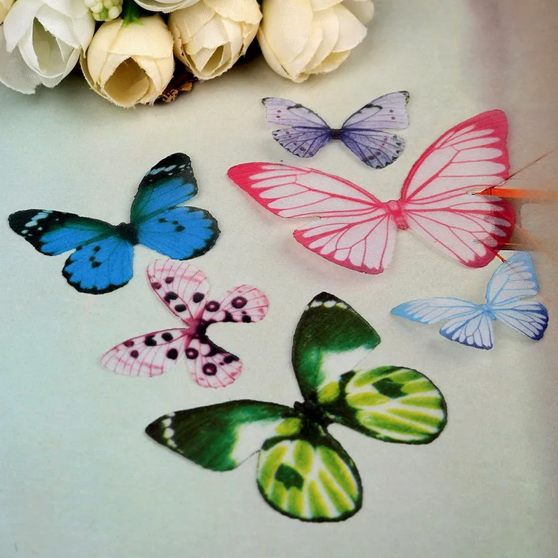 Лидер продаж Высококачественная имитация пряжи в виде бабочки аксессуары для