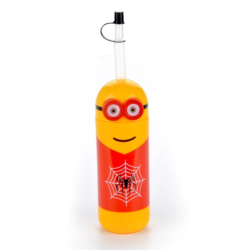450ml wholesale water bottle cartoon soda bottles yellow Minions popular for milk tea beverage stores | Дом и сад