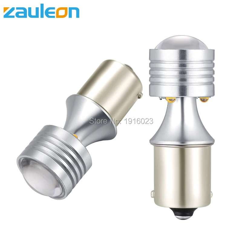 Zauleon 2 шт. 1157 BAY15D P21/5 Вт Желтый янтарь 20 led высокая мощность Автомобильный указатель
