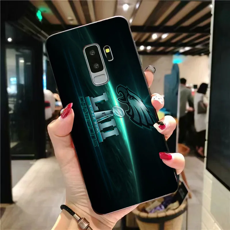 Yinuoda чехол для телефона Philadelphia Eagles samsung Galaxy S10 S9 8 Plus S6 S7 Edge Carson Wentz черный мягкий