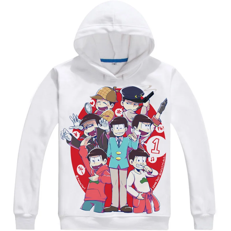 Coolprint Аниме толстовки г-н Osomatsu Matsuno 3D с капюшоном и длинными рукавами Мацуно