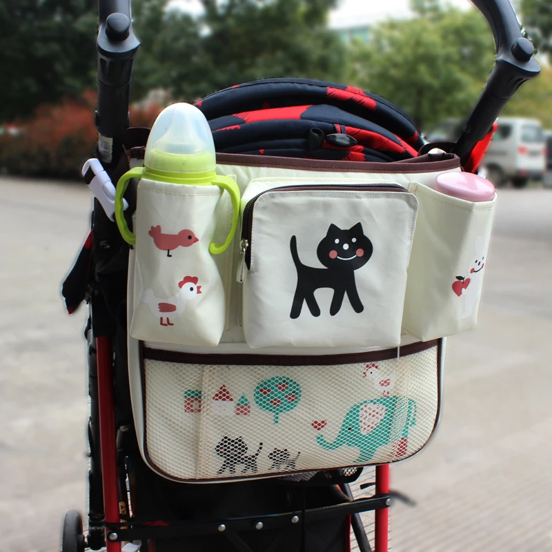 Baby Stroller Car Seat Organizer Holder Multi-Pocket Travel Storage Mummy Bags Lovely Cartoon Styling Hanging Bag for Children | Автомобили