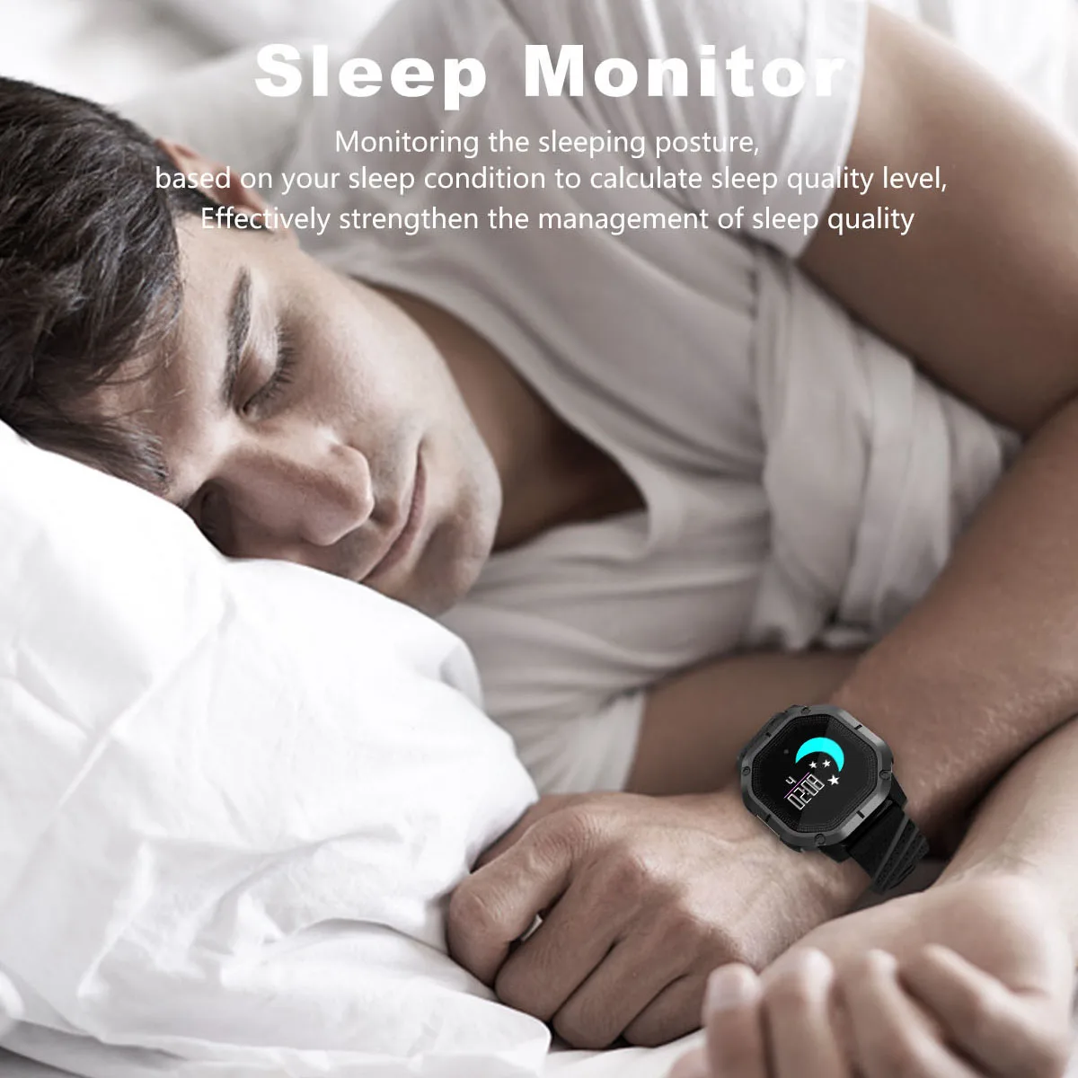 K5 Смарт часы IP68 Водонепроницаемый Велоспорт трекер Браслет монитор сердечного