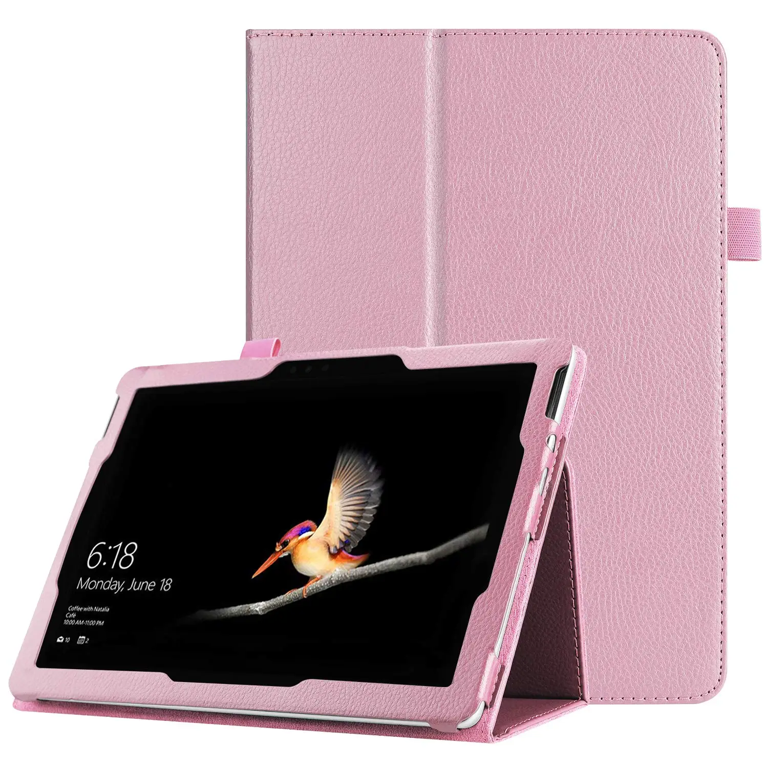 Совместимый с w/type чехол для клавиатуры для microsoft Surface Go 10 Mult-Angle View Portfolio Cover Fit Surface Go 1" Tablet