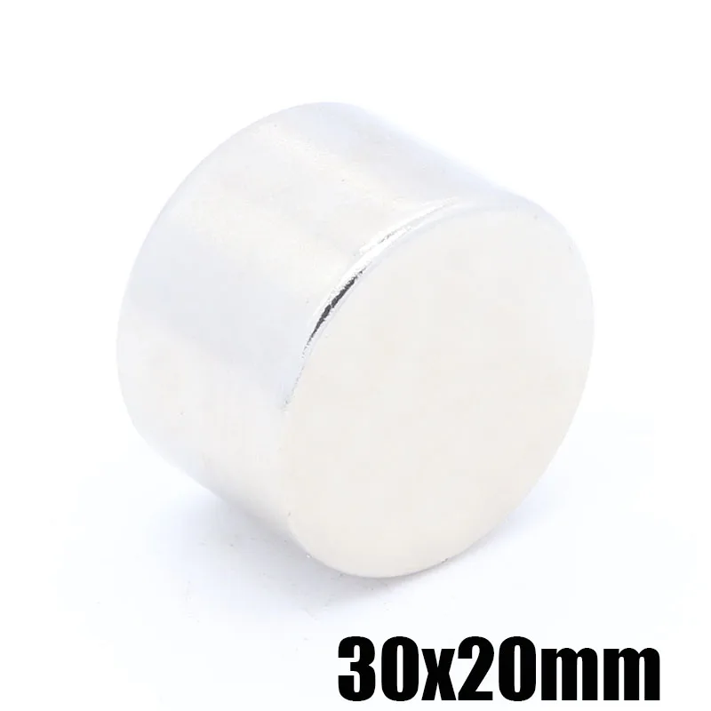 

5pcs 30x20 mm N35 Round Craft Neodymium Magnets Super Strong 30mm*20mm Powerful Rare Earth Magnet