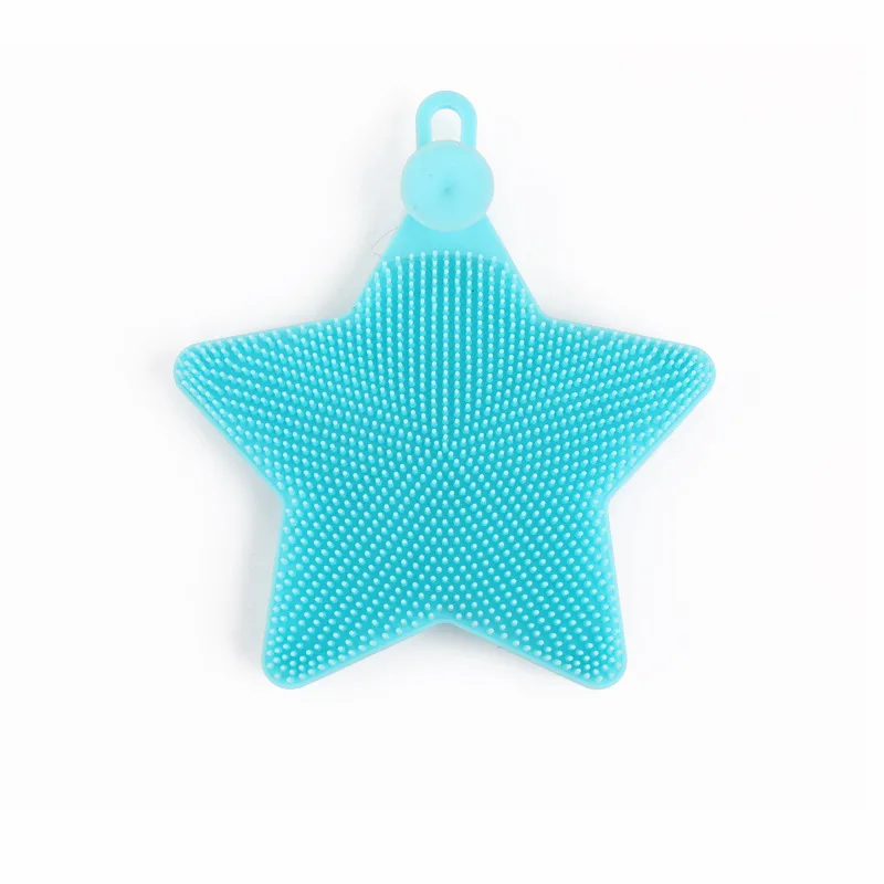 Высококачественная силиконовая щетка для мытья посуды с присоской чистящая