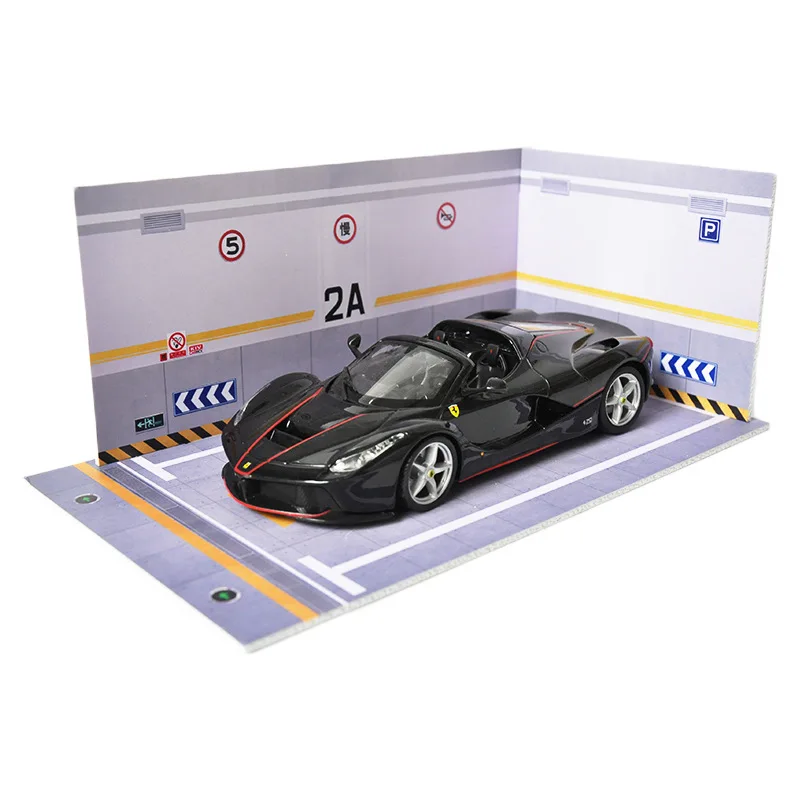 DIY игрушка головоломка 1:24 модель автомобиля гараж ПВХ парковочное место
