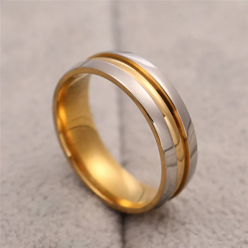 Титановые кольца MANGOSKY для мужчин и женщин обручальное кольцо траектории 6 мм|titanium