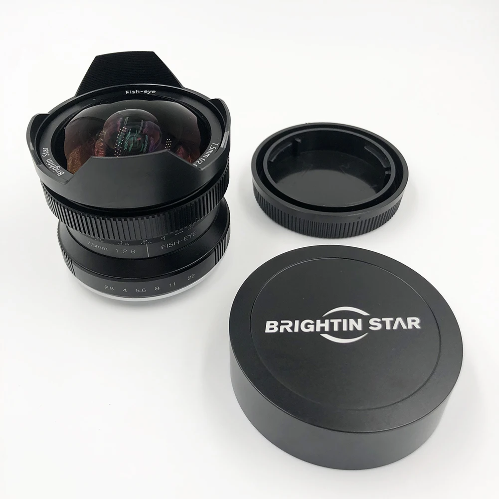 Слишком много Star 7 5 мм F2.8 “рыбий глаз” с супер широкоугольный объектив ручной