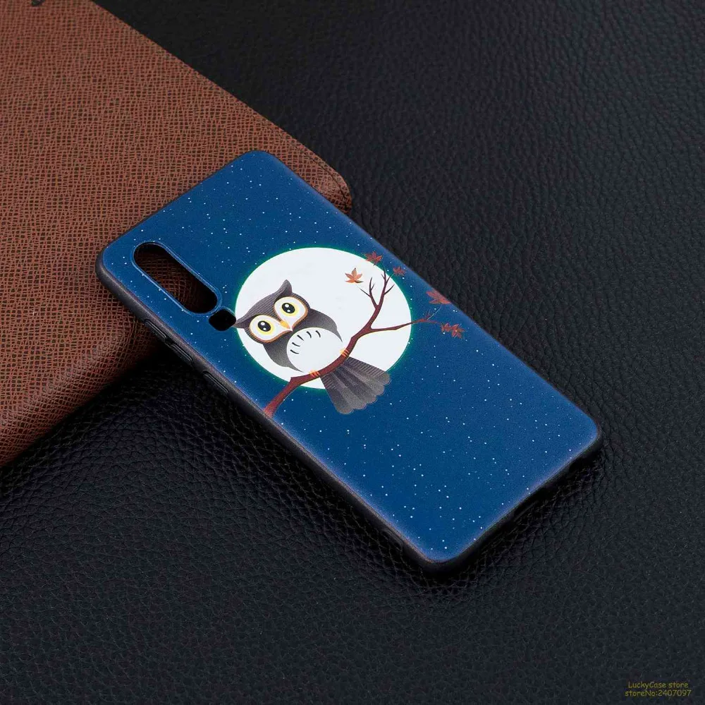 3D из ТПУ с цветным рельефным рисунком силиконовый чехол для телефона huawei P30 PRO/P30