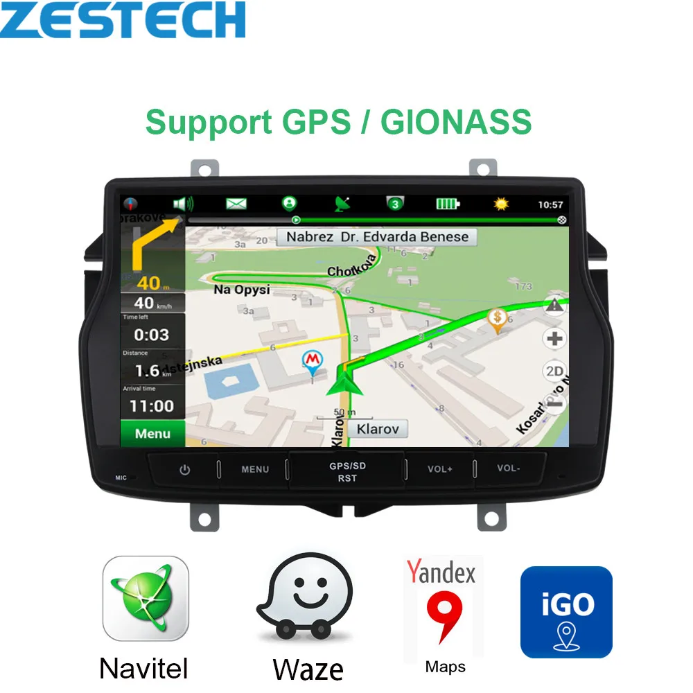 Android 2 din Автомобильный Радио dvd gps плеер для Lada поддержка 4 г SIM LTE мультимедиа Авто