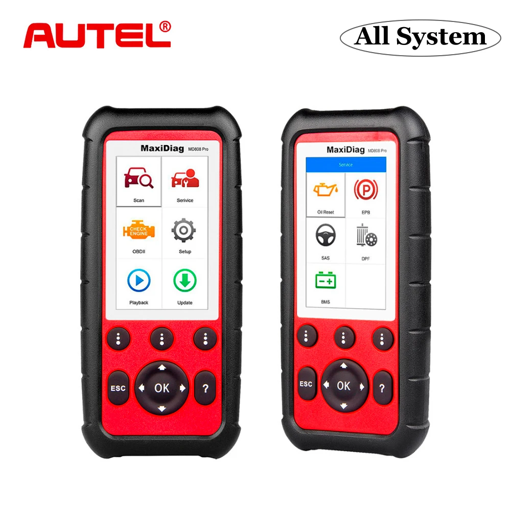 Autel MaxiDiag MD808 Pro OBD2 автоматический сканер диагностический инструмент OBD 2 Автомобильный диагностический сканер Eobd Automotivo автомобильные сканирующие инструменты
