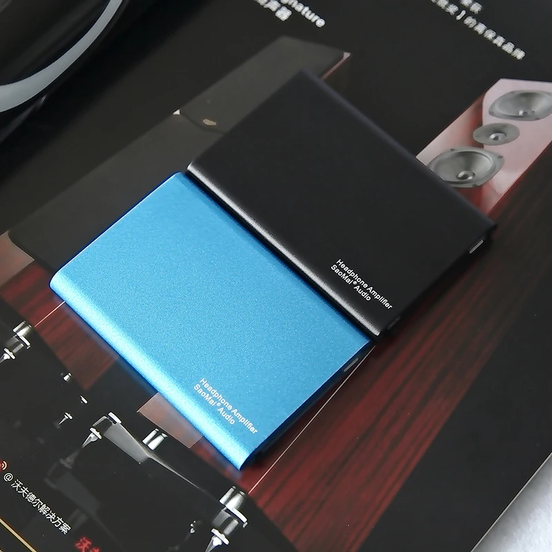 HIFI портативный стерео усилитель для наушников Мини аудио 3 5 мм Jack встроенный