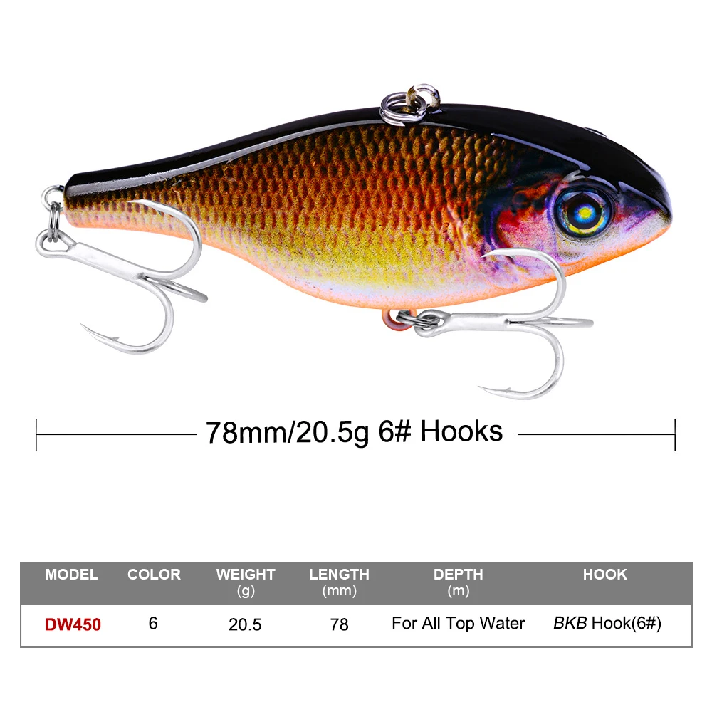 1 шт. PROBEROS Рыболовная Приманка 7 8 см 3 &quot/20 г 0 oz #6 крючков опускается на дно