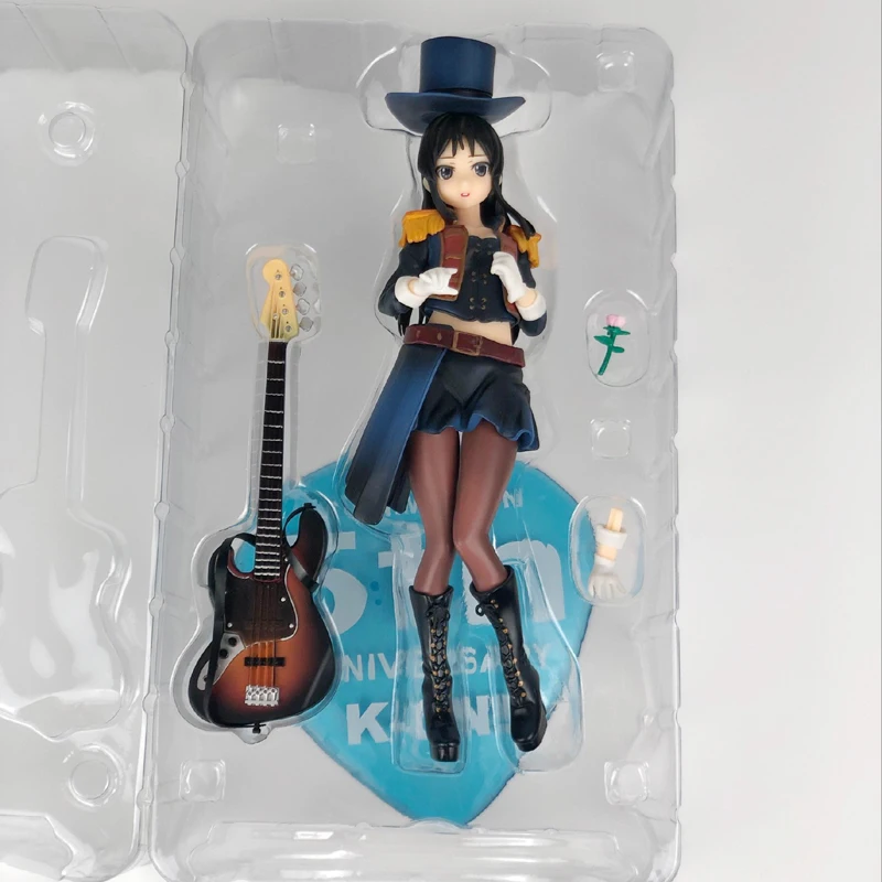 5th Юбилей Azusa Nakano K-ON аниме Рисунок akiyama Mio рицу тайнака ПВХ 1/8 девочка играть музыкальная модель игрушки полностью из коллекций