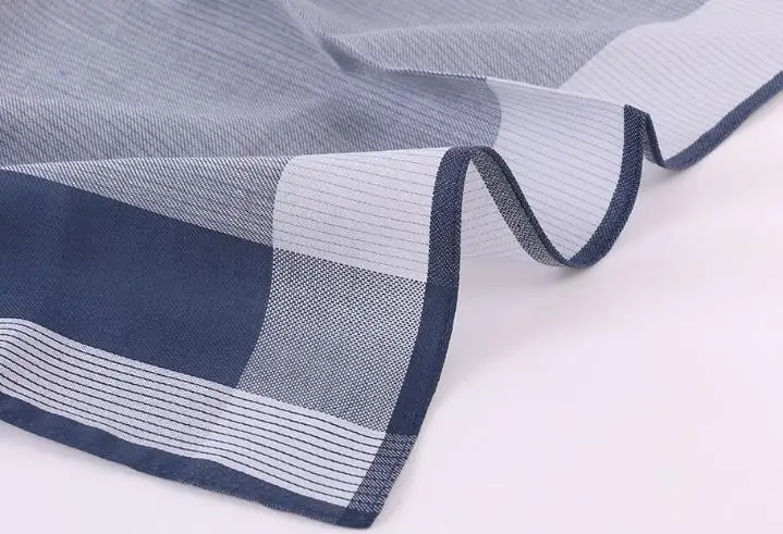 Мужской Клетчатый Карманный платок Hanky из 100% хлопка 12 шт. в упаковке разные цвета
