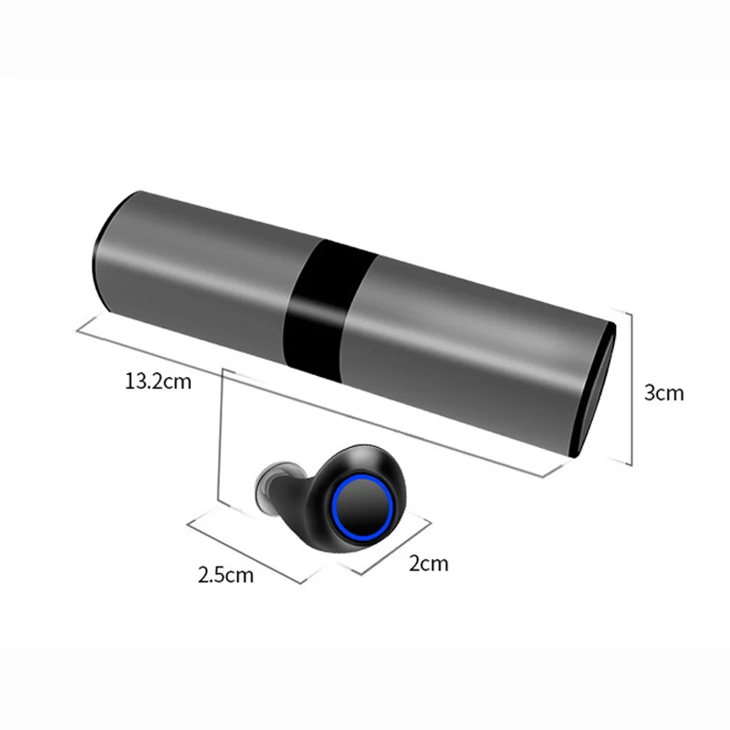 MICGEEK бинауральная Беспроводная Водонепроницаемая Bluetooth гарнитура S2 Mini TWS с