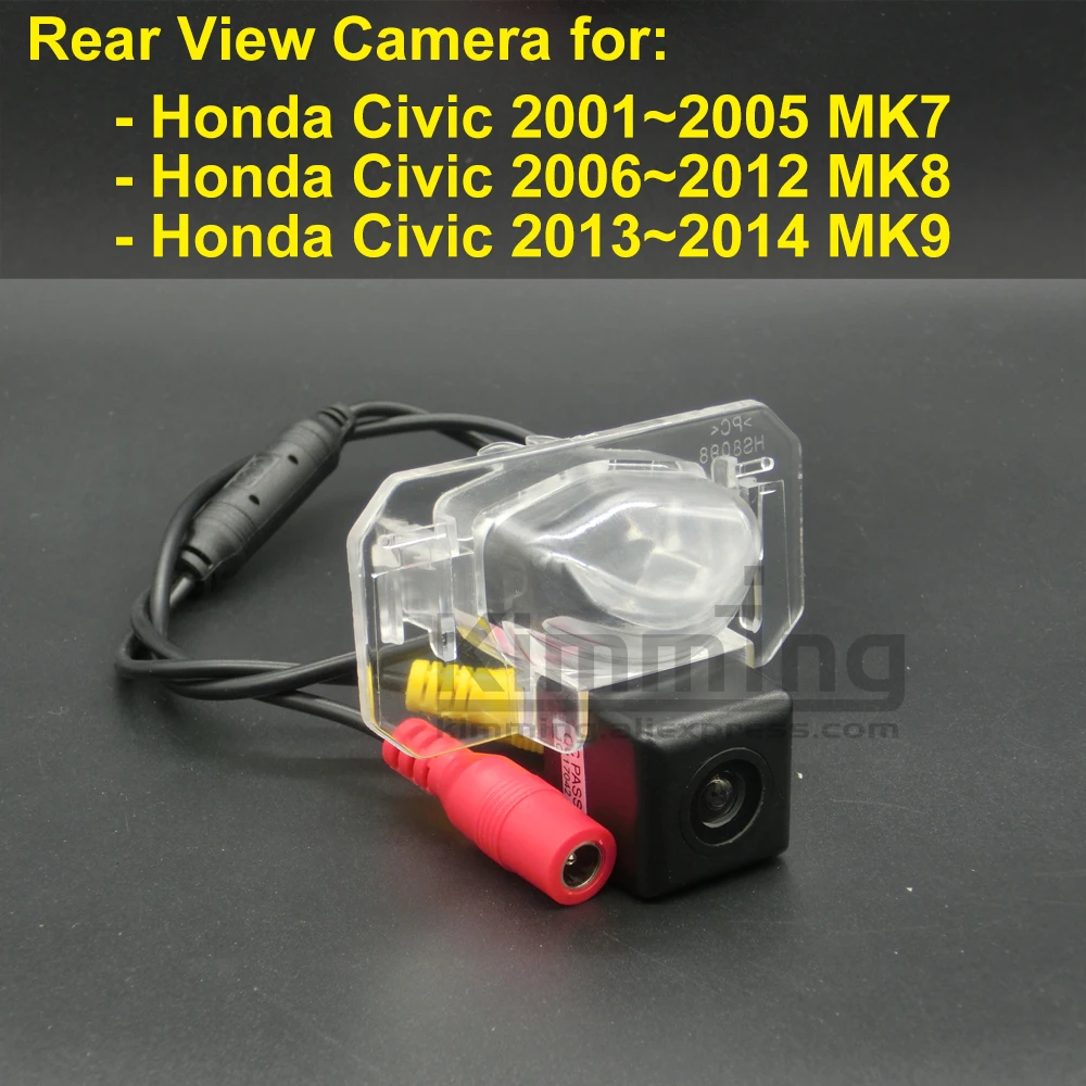 Камера заднего вида для Honda Civic MK7 MK8 MK9 2001 2002 2003 2004 2005 2006 2007 2008 2009 2010 2011 2012 2013 2014