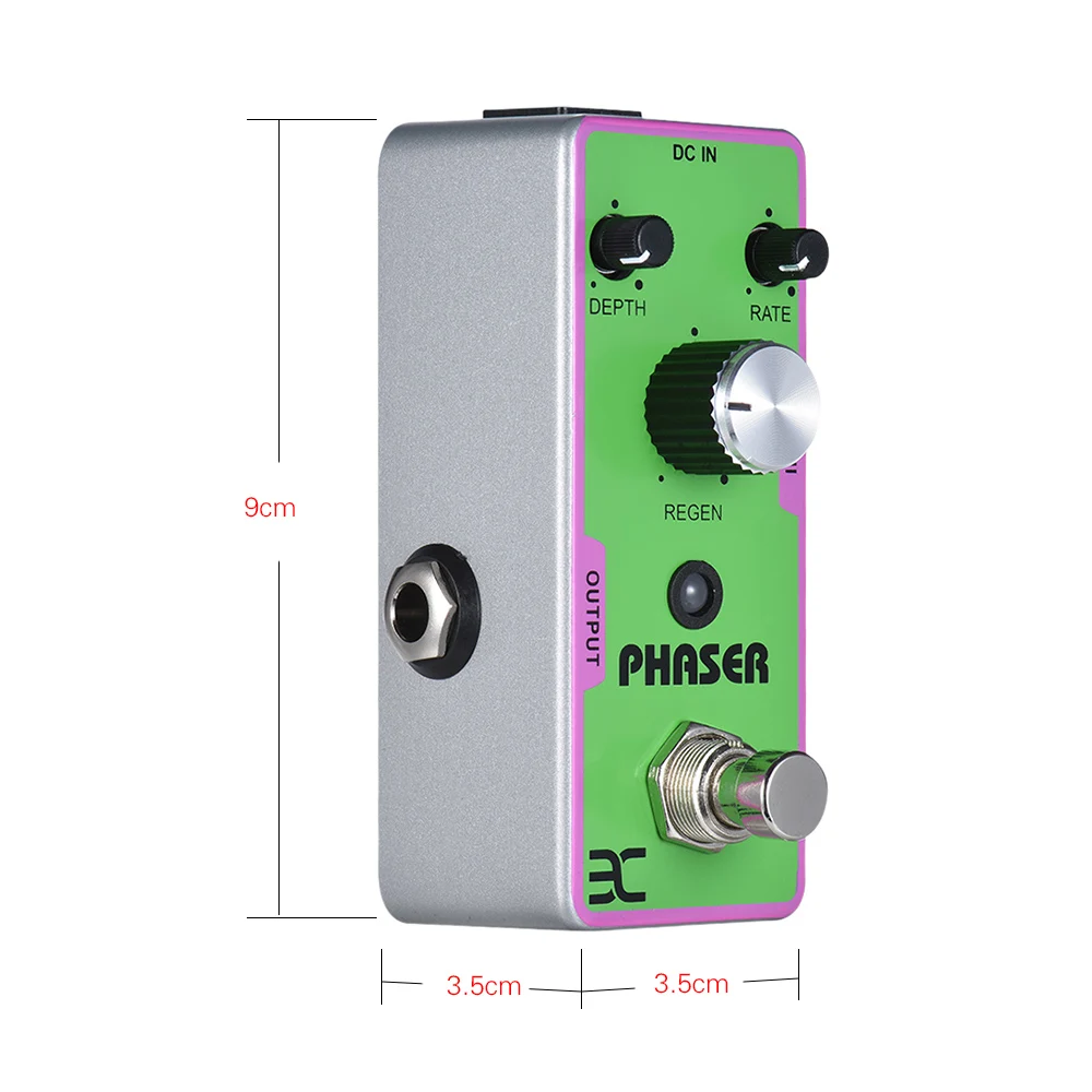 ENO EX TC-42 педаль для электрической гитары Phaser Phase Effect с металлическим корпусом |