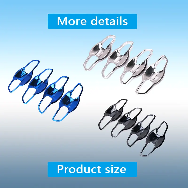 Auto Car Styling Stickers Covers For Honda Civic 2018 2019 2016 2017 Accessories Stainless Steel Exterior Door Handle Bowl Frame |