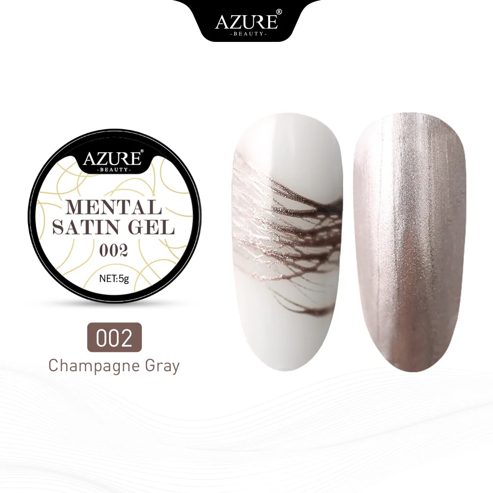AZURE BEAUTY, УФ-гель-паук, Полупостоянный светодиодный гель для ногтей, гибридный лак, сделай сам, веб-линия, живопись, УФ-лак, гель-паук - Цвет: 02