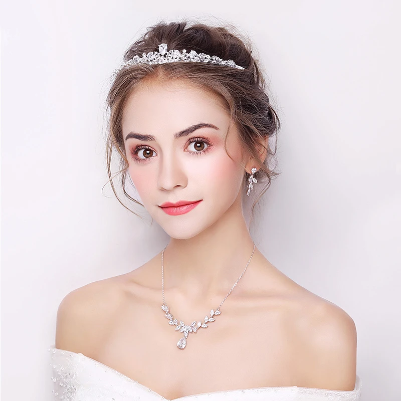 muylinda Classic Bridal Crystal Tiara And Crown Flower Vine Hair Accessories For Women Wedding Headband Tiaras