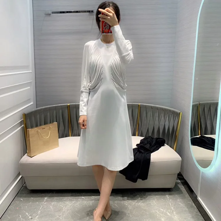 2019 fashion women dress 2colors at190130 | Женская одежда